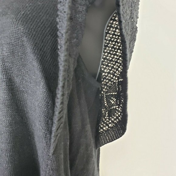 Anthropologie Meadow Rue Sweater Small Black - Picture 4 of 9